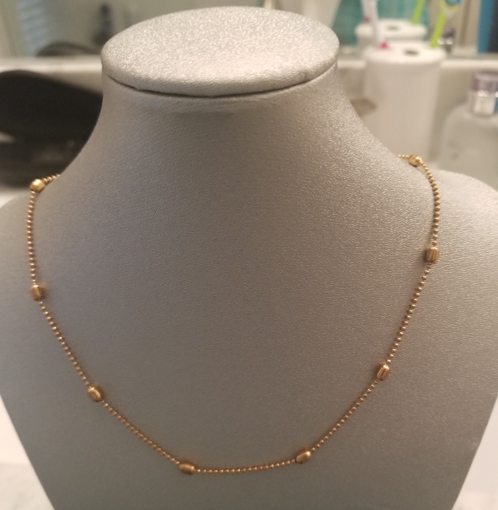 10 inch Gold necklace